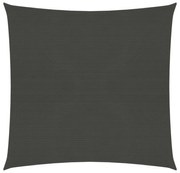 antracitszürke HDPE napvitorla 160 g/m² 4 x 4 m