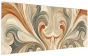 Kép - Örvények földszínekkel (120x50 cm)