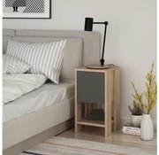 EMA éjjeli szekrény 55x30 cm barna/szürke