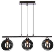 SOMUL kábelre függesztett csillár 3xG9/20W/230V füstös fekete