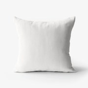 Goldea lenvászon keveréket tartalmazó párnahuzat - fehér 30 x 50 cm