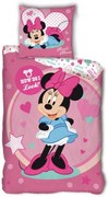 Disney Minnie Look ágyneműhuzat 140×200cm, 63×63 cm microfibre