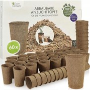 Fa kaspó OwnGrown 4,5 cm x 4,5 x 7 cm