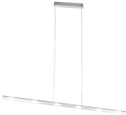 Design lógólámpa acélból érintőképernyős dimmerrel, LED-del - Platinum