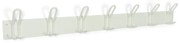 Fehér fém fali fogas 100 cm Miles – Spinder Design