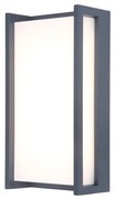 Lutec Qubo 1930-gr kültéri falilámpa, 15W LED