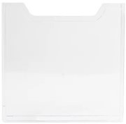 Előlap katalógustartóhoz, A4, álló, EXACOMPTA Office, áttetsző (EX64558D)