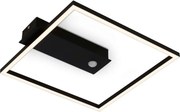 Briloner 3770-015 -LED Mennyezeti lámpa érzékelővel FRAME LED/14W/230V 3000K 32x30 cm fekete