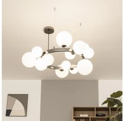 Brilagi - LED kábeles csillár MILLA 15xG9/3W/230V fekete króm/fehér