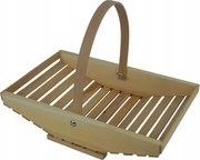 Fa Bükkfa Kosár "łubianka" kertbe, húsvétra, L méret