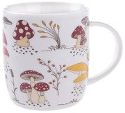 Gombák porcelán bögre, 370 ml