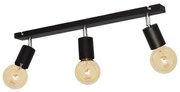 Spotlámpa TUNE 3xE27/20W/230V fekete