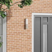 Kültéri fali lámpa Ezüst 10.5 x 6 x 35 cm Rozsdamentes acél