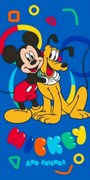 Disney Mickey Pluto Joy fürdőlepedő, strand törölköző 70x140 cm (Fast Dry)