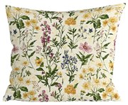 Díszpárnahuzat HERBELLE 45x45 cm, krém színű