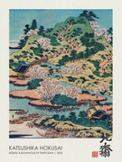 Reprodukció Sesshu Ajigawaguchi Tenposan (1832), Katsushika Hokusai