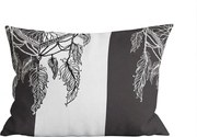 Mikroszálas párnahuzat TIRSO 50x70 cm, szürke-fehér