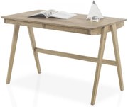 DELIA Olajozott Tölgyfa 2 fiókos íróasztal