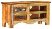 tömör újrahasznosított fa TV-szekrény 80 x 30 x 40 cm