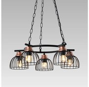 Prezent 75466 - Csillár láncon BASKET 5xE27/60W/230V