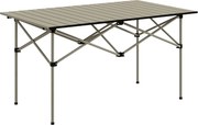 Outsunny Összecsukható Kempingtábla Roll-Up Asztallap X-Frame Kerti Asztal Alumínium Könnyű Két Személyes Oldal Asztal Összecsukható Asztal Kertbe Erk