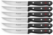 Wüsthof - Steak konyhai késkészlet GOURMET 6 db fekete