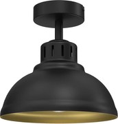 Felületre szerelhető csillár SVEN 1xE27/15W/230V fekete/arany