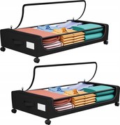 Ágy Alatti Rendszerező 78,5X44CM Ágynemű Tárolására Cipzárral 2 Db