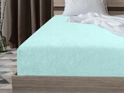 Menta színű frottír lepedő 90 x 200 cm