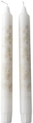 Szürke gyertya, 2 db Slåpeblom kollekció - Wik & Walsøe