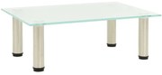 322759 TV Stand Frosted 40x35x17 cm Tempered Glass
