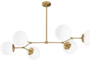 Damar Horizontal fehér-aranyszínű függőlámpa - Opviq lights