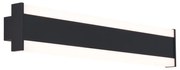 Modern fekete CCT fali lámpa 60cm LED-del IP54 - Vanya