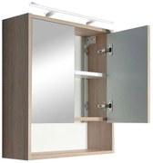 Luna 60 felső tükrös szekrény, Sonoma tölgy