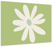 Kép - Hippik, zöld virágok N⁰2 (70x50 cm)