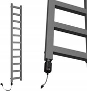 e-LAD 990/250 Antracit Elektromos Fürdőszobaradiátor 300W Fűtőpatron