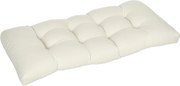 Outsunny 2-Fős Pad Kárpitozás 110x48x8 cm Téglalap Karpit Belső és Külső Használatra Mosogatógépben Mosható 8 Öltéssel és Kényelmes Ülőhely Kényelmes