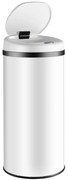 Deuba Érintésmentes szemetes USB-vel 30 l - fehér
