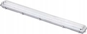 Solight mennyezeti lámpa, porálló, G13, 2 db 120 cm-es Led csőhöz, IP65,