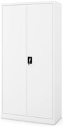 Fehér zárható takarítószekrény DAWID 900 x 1850 x 450 mm