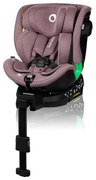 Lionelo HARMONY i-Size 40-150 cm forgatható autósülés alapzattal, rózsaszín