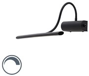 Design fali lámpa fekete 32 cm LED-del és dimmerrel - Tableau