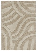 Bézs kézi szövésű szőnyeg újrahasznosított szálakból 120x170 cm Velvet – Flair Rugs