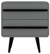 Szürke éjjeliszekrény Chantal – Støraa