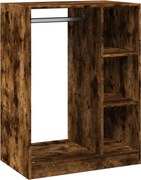vidaXL füstös tölgy színű szerelt fa ruhásszekrény 77 x 48 x 102 cm