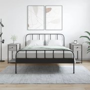 2 db szürke-sonoma színű szerelt fa éjjeliszekrény 30x60x60 cm