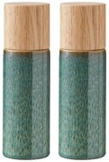 Zöld kerámia só- és borsőrlő szett 2 db-os Gastro Green – Bitz
