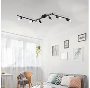 Eglo 32433 - LED Spotlámpa BUZZ-LED 6xGU10/2,8W/230V 3000K fekete