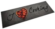 cooking feliratos mosható bársony konyhaszőnyeg 60 x 180 cm
