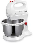 Heinner HMBR-300W - Kézi habverő forgatható keverőtállal, 300 W/230 V, fehér